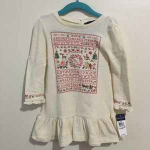 Ralph Lauren Cute Warm Baby Girls Dress
